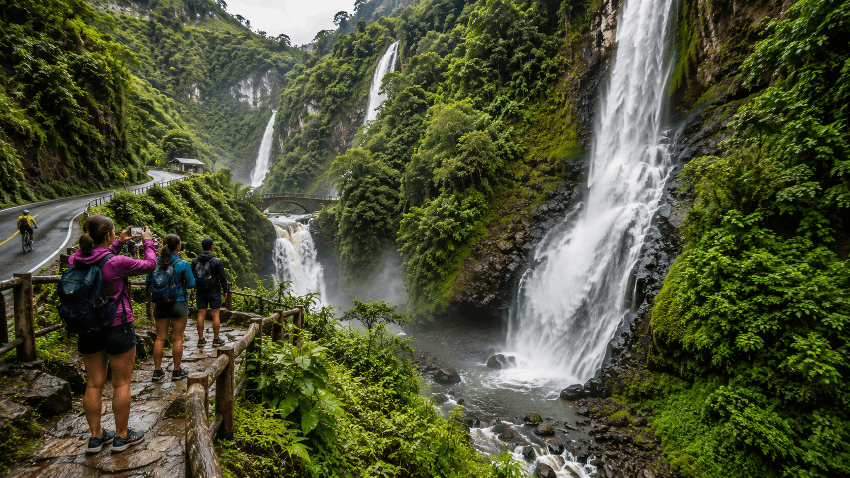 ruta de las cascadas