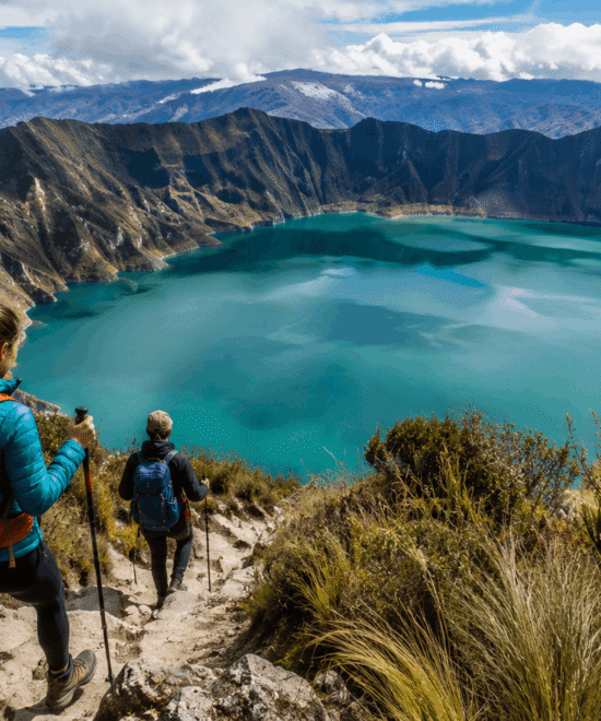 Quilotoa desde Baños
